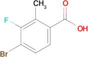 4-Bromo-3-fluoro-2-methylbenzoic acid