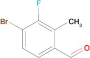 4-Bromo-3-fluoro-2-methylbenzaldehyde