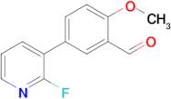 5-(2-Fluoropyridin-3-yl)-2-methoxybenzaldehyde