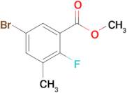 Methyl 5-bromo-2-fluoro-3-methylbenzoate