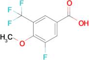 5-Fluoro-4-methoxy-3-(trifluoromethyl)benzoic acid