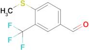 4-Methylthio-3-trifluoromethylbenzaldehyde