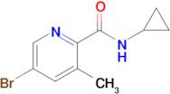 N-cyclopropyl-5-bromo-3-methylpyridine-2-carboxamide