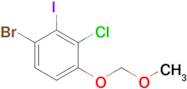 4-Bromo-2-chloro-3-iodo-1-(methoxymethoxy)benzene