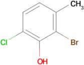 2-Bromo-6-chloro-3-methylphenol