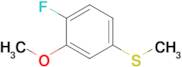 1-Fluoro-2-methoxy-4-(methylsulfanyl)benzene