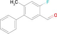 2-Fluoro-4-methyl-5-phenylbenzaldehyde