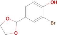 2-Bromo-4-(1,3-dioxolan-2-yl)phenol