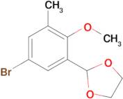 2-(5-Bromo-2-methoxy-3-methylphenyl)-1,3-dioxolane