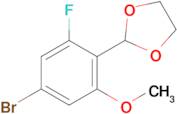 2-(4-Bromo-2-fluoro-6-methoxyphenyl)-1,3-dioxolane