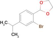 2-(2-Bromo-4-propan-2-ylphenyl)-1,3-dioxolane