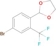 2-[4-Bromo-2-(trifluoromethyl)phenyl]-1,3-dioxolane