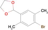 2-(4-Bromo-2,5-dimethylphenyl)-1,3-dioxolane