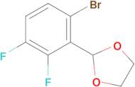 2-(6-Bromo-2,3-difluorophenyl)-1,3-dioxolane