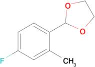 2-(4-Fluoro-2-methylphenyl)-1,3-dioxolane