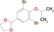 2-[3,5-Dibromo-4-(propan-2-yloxy)phenyl]-1,3-dioxolane