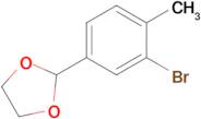 2-(3-Bromo-4-methylphenyl)-1,3-dioxolane