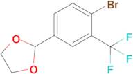 2-[4-Bromo-3-(trifluoromethyl)phenyl]-1,3-dioxolane