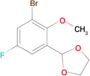 2-(3-Bromo-5-fluoro-2-methoxyphenyl)-1,3-dioxolane