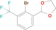 2-[2-Bromo-3-(trifluoromethyl)phenyl]-1,3-dioxolane