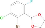 2-(2-Bromo-3-chloro-6-fluorophenyl)-1,3-dioxolane