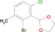 2-(2-Bromo-6-chloro-3-methylphenyl)-1,3-dioxolane