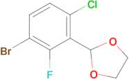 2-(3-Bromo-6-chloro-2-fluorophenyl)-1,3-dioxolane