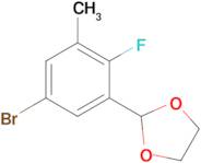 2-(5-Bromo-2-fluoro-3-methylphenyl)-1,3-dioxolane