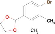 2-(4-Bromo-2,3-dimethylphenyl)-1,3-dioxolane