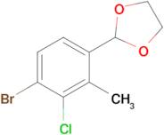 2-(4-Bromo-3-chloro-2-methylphenyl)-1,3-dioxolane