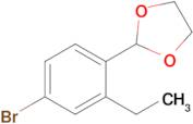 2-(4-Bromo-2-ethylphenyl)-1,3-dioxolane
