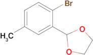 2-(2-Bromo-5-methylphenyl)-1,3-dioxolane