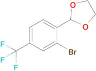 2-[2-Bromo-4-(trifluoromethyl)phenyl]-1,3-dioxolane