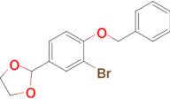 2-(4-(Benzyloxy)-3-bromophenyl)-1,3-dioxolane