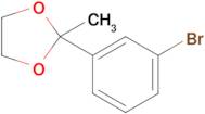 2-(3-Bromophenyl)-2-methyl-1,3-dioxolane