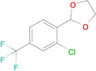 2-[2-Chloro-4-(trifluoromethyl)phenyl]-1,3-dioxolane