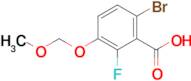 6-Bromo-2-fluoro-3-(methoxymethoxy)benzoic acid