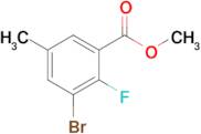 Methyl 3-bromo-2-fluoro-5-methylbenzoate