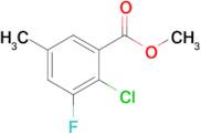 Methyl 2-chloro-3-fluoro-5-methylbenzoate