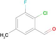 2-Chloro-3-fluoro-5-methylbenzaldehyde