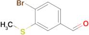 4-Bromo-3-(methylsulfanyl)benzaldehyde