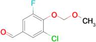 3-Chloro-5-fluoro-4-(methoxymethoxy)benzaldehyde