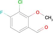 3-Chloro-4-fluoro-2-methoxybenzaldehyde