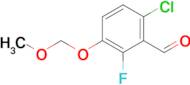 6-Chloro-2-fluoro-3-(methoxymethoxy)benzaldehyde