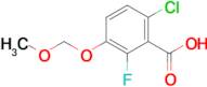 6-Chloro-2-fluoro-3-(methoxymethoxy)benzoic acid