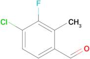 4-Chloro-3-fluoro-2-methylbenzaldehyde