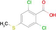 2,6-Dichloro-4-(methylsulfanyl)benzoic acid