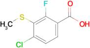 4-Chloro-2-fluoro-3-(methylthio)benzoic acid