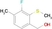 [3-Fluoro-4-methyl-2-(methylsulfanyl)phenyl]methanol