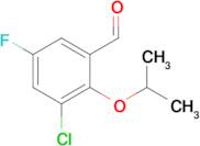 3-Chloro-5-fluoro-2-(propan-2-yloxy)benzaldehyde